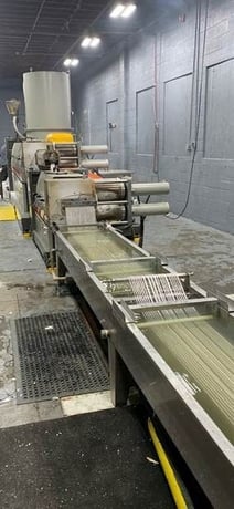 6" Huaxing #150-DWM11, 3-Stage Plastic Extrusion Line, for PE & PP, 30:1 L/D, 600-1000 kg/hr., 5.9" x 177.2" - Image 4