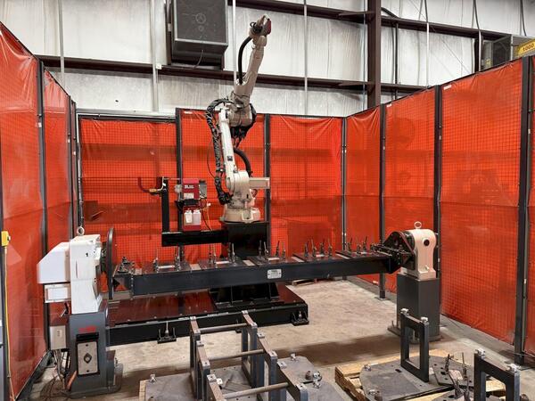 Lincoln Electric, robot welding system w/6-axis robot, 300 kg Head & Tailstock, 2021 - Image 2