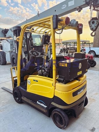 3600 lb. Excalibur #Miretti-E18, Forklift, 4-Wheel, Explosion Proof, Zero Turn Radius, 2018 - Image 2