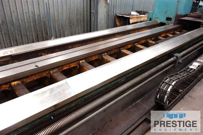 129" x 531" Giana #GFP-24, heavy duty manual lathe, 78.74" chuck, 5.9" hole, 4 Steady Rest, inch/metric - Image 9