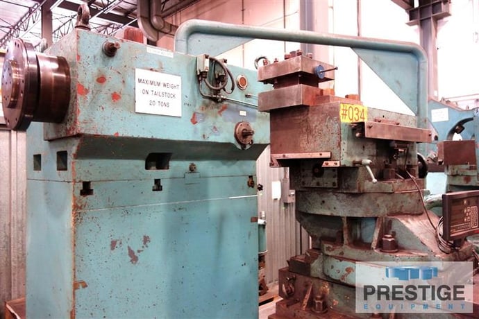 129" x 531" Giana #GFP-24, heavy duty manual lathe, 78.74" chuck, 5.9" hole, 4 Steady Rest, inch/metric - Image 10
