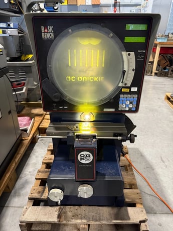 14" OGP, basic bench optical comparator, 10/20/50X lens, surface illumination, 1999 - Image 2