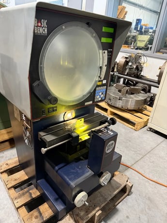 14" OGP, basic bench optical comparator, 10/20/50X lens, surface illumination, 1999 - Image 4