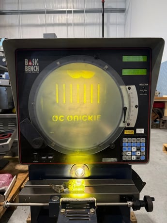 14" OGP, basic bench optical comparator, 10/20/50X lens, surface illumination, 1999 - Image 8