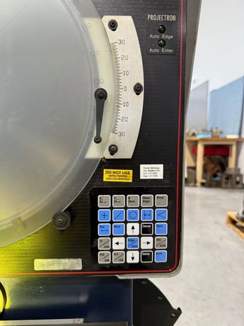 14" OGP, basic bench optical comparator, 10/20/50X lens, surface illumination, 1999 - Image 10
