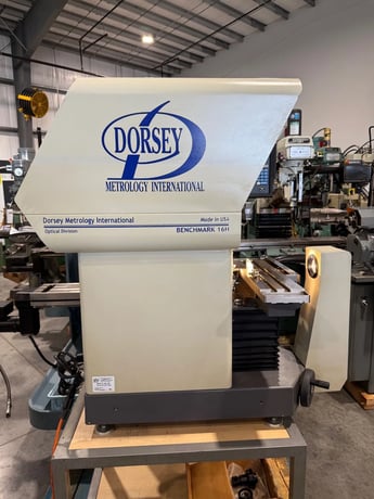 16" Dorsey #16H, optical comparator, 18" x5" tbl., 10/50X lens, surface illumination, Quadra-Chek 100 2-Axis - Image 6
