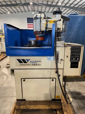 DCM Wilson Tool #PDG-5-3, automatic rotary surface grinder, 18" table diameter, 6" 3-jaw chuck - Image 1
