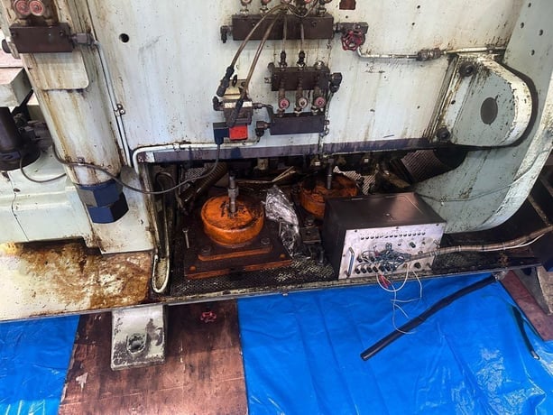 75 Ton, Asahi Seiki #MTP5-51, transfer press, 3" stroke, 18" Shut Height, 14 station die, 3.5" pitch, 25-100 - Image 10