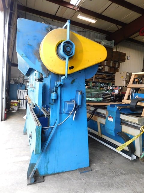 55 Ton, Chicago #68B-L12900, press brake, 8' overall - Image 3