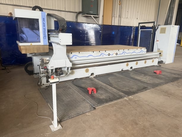 Weeke #BHP-200, CNC Machine Center w/Nesting Table, 3-Axis, 145" X, 61" Y, 9 kW, 10-Spindle, 8-Position Tool - Image 1