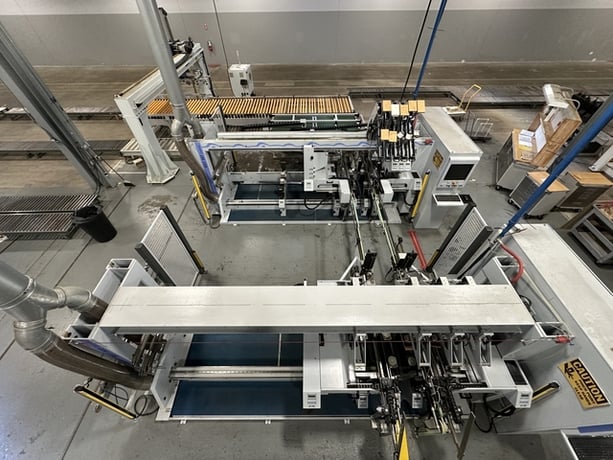 Weeke #Optimat-BST503/BST507, CNC Through Feed Boring Line, 98.4" L x 39.4" width, 2.4" thick max Workpiece - Image 8