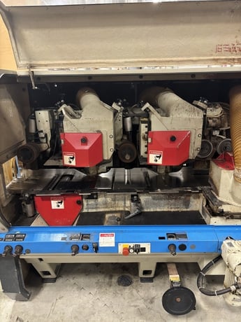 Weinig #Unimat-23E, 6-Head Moulder, 9" x 6" capacity, 1.8" Spindle diameter, 10.5" Cutterheads, 11/15 kW, 230 - Image 3