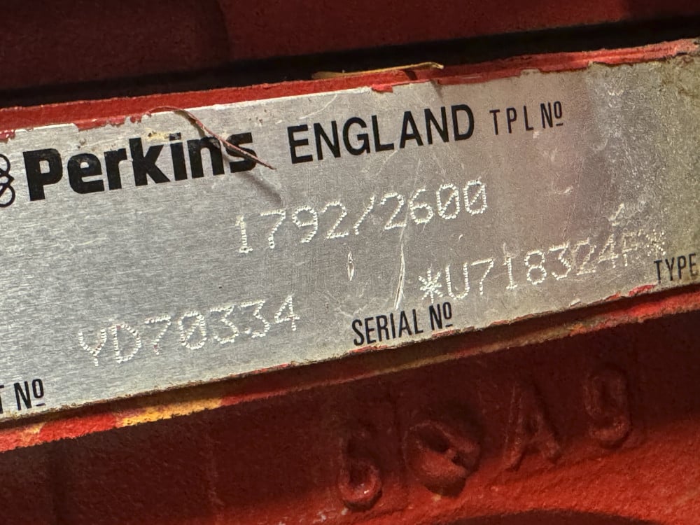 Perkins Phaser #1006E-6T, engine YD Designation Fire Pump Engine, 14hrs - Image 2