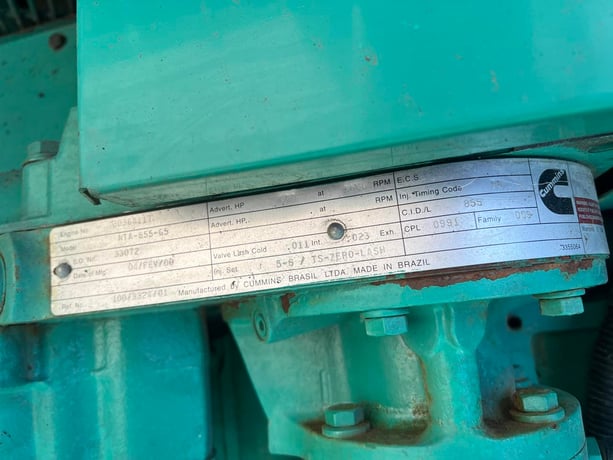 400 KW Cummins Onan #400DFCE-932, diesel generator set, 277/480 Volts, 1/3 phase, 129 hours, NTA-855-G5 - Image 8