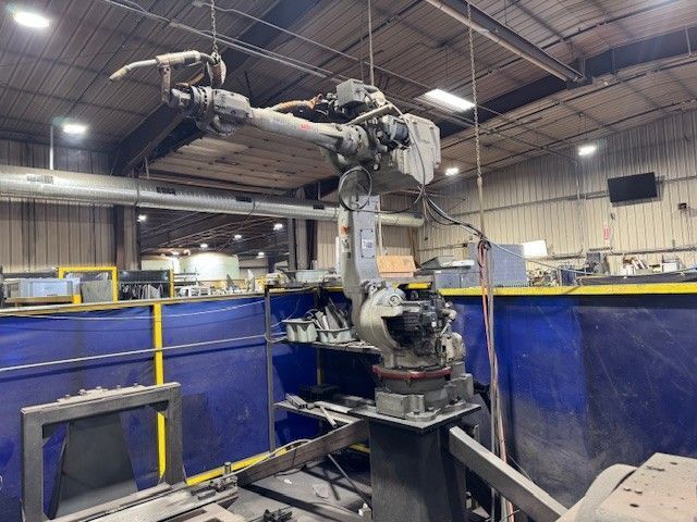 Motoman, UP50N, arc welding robot, 102" x 48" table, 2008 - Image 4