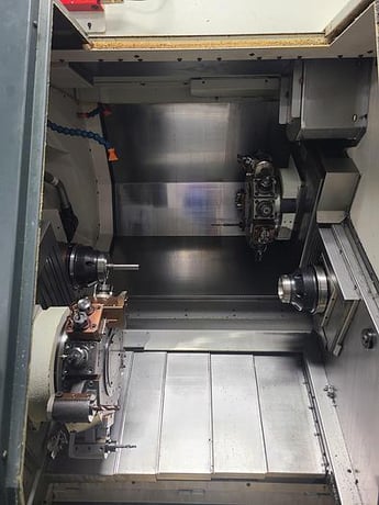 Eurotech #B446-SY2 RBT2 Trofeo, CNC lathe, 20" swing, 8" chuck, 2.5" bar, 37.5" centers, Fanuc 31iB, Tri-Mist - Image 2