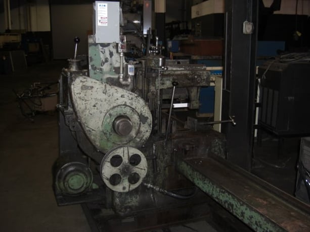 7" x 10" Armstrong blum power hack saw, 1.25" blade, 10" hydraulic vise - Image 3