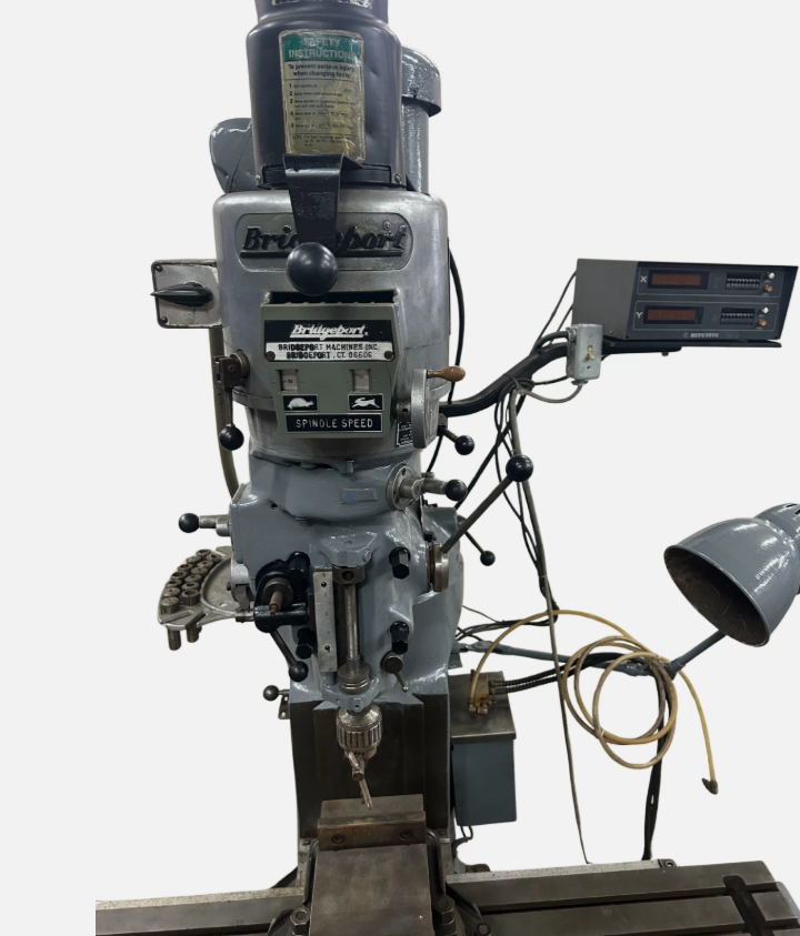 Bridgeport, vertical mill, 2J-83319-2, 9" x48" table, 2 HP, Reconditioned - Image 2
