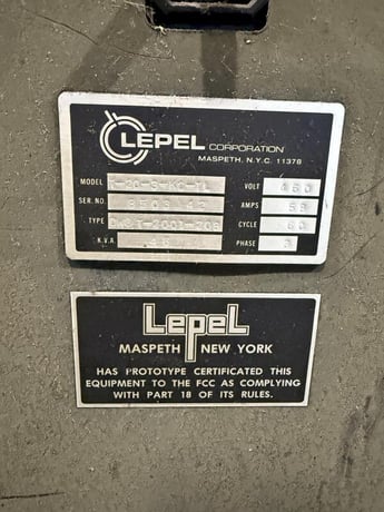 Lepel, induction heater, 46 KVA, 460 V., 3-phase, 58 amps. - Image 6