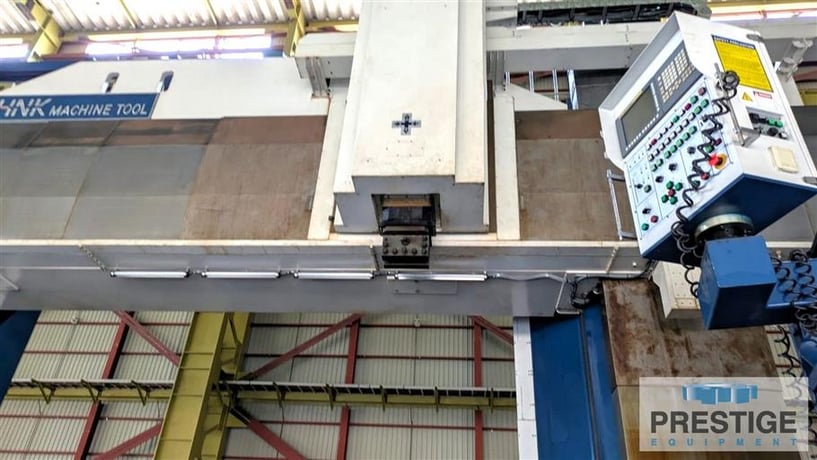 236" HNK #NT6080, CNC vertical turning center, 12 ATC, 314.96" sw, 98.42" stroke, 196.85" under height, Fanuc - Image 3