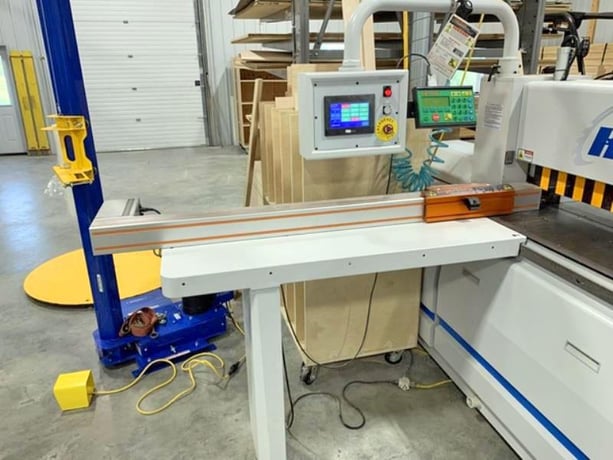 Hendrick #HM3-3200, Front Load Panel/Beam Saw, 126" L x 3" D Cut capacity, 14" diameter x 3" bore Main & 7" - Image 2