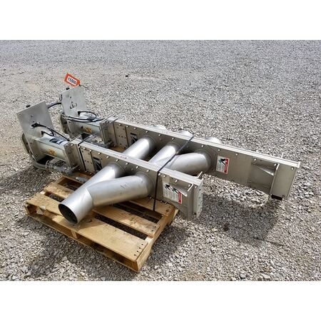 6" Salina Vortex #D6-3SSY-SL-P10-SM1-SB-V81460, 3-Way Stainless Steel Diverter Valve - Image 4