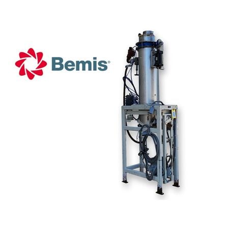 Bemis Packaging Machinery Co. #5500-E-424, Valve Bag Air Packer, Stainless Steel, 10" Butterfly Fill Valve - Image 1