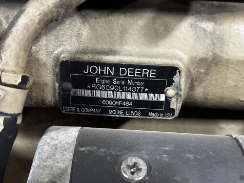 300 KW John Deere #6090HF484, diesel generator set, skid mounted w/ radiator, 2014 - Image 3