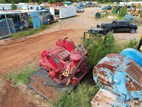Ellis Williams #WH1000B, triplex mud pump, Caterpillar 3412E engine - Image 2