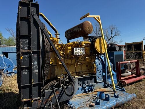 Emsco #F800, triplex pump, Caterpillar 3508 DITA diesel engine - Image 3