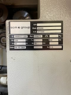 20" SCMI #S520, Planer, 2005 - Image 3