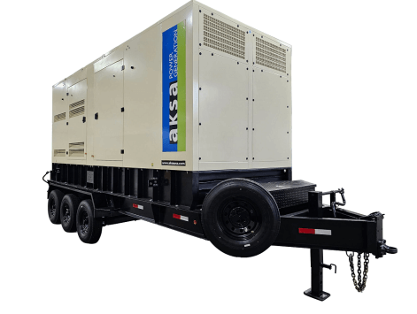 600 KW, Aksa #APD-EPAV600T4, Mobile Power Module, diesel, 805HP, Volvo TWD1673GE Engine, Multi Volts, Tier 4 - Image 1