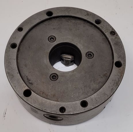 8" Bison, 3-jaw universal scroll chuck - Image 5