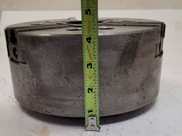 8.25" Kitagawa #B-208, 3-jaw, open centre power chuck - Image 9