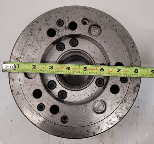 8.25" Kitagawa #B-208, 3-jaw, open centre power chuck - Image 10