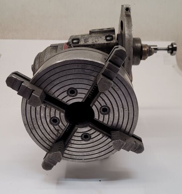 6" Ellis Dividing Head, 4 jaw chuck - Image 8