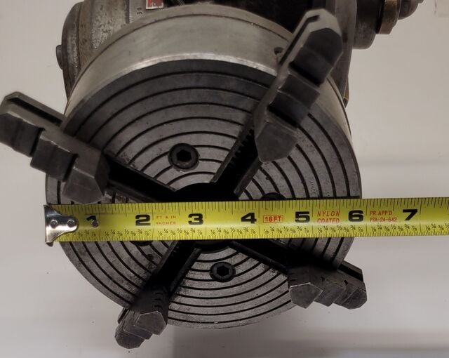 6" Ellis Dividing Head, 4 jaw chuck - Image 10