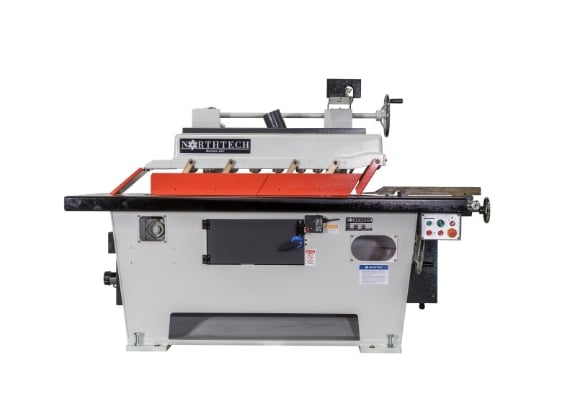Northtech #NT-SLR-16SC, Precision Straight Line Rip Saw, 15 HP saw, 1.5 HP, 40-120 FPM feed, 2" arbor, 69" x - Image 1