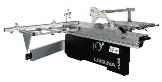 Laguna #P12/8, Sliding Table Saw, 5/0.75 HP, 12"/14"/16" blade, 4k/8k RPM, New - Image 1