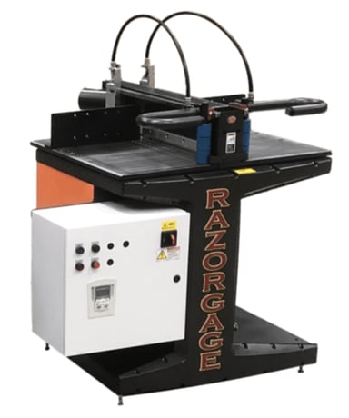Razorgage #Cyclone-600, Upcut Saw, w/ 6" Fence, 7.5 HP, 3450 RPM, 1" arbor, 24" blade, PLC, New - Image 1