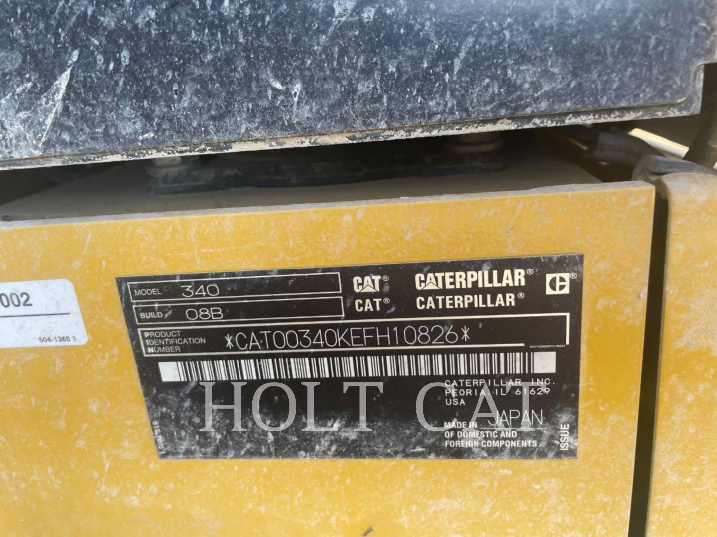 Cat 340 10 TC, Wheel Loader, 480 hours, S/N: EFH10826, 2023 - Image 6