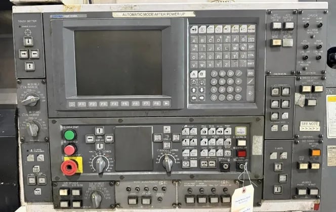 Okuma #250-W, CNC Lathe, 12k RPM, 15 HP, 12 tool, 8" chuck, 20.8" swing, 8 axis, 46" centers, OSP-E100L cnc - Image 10