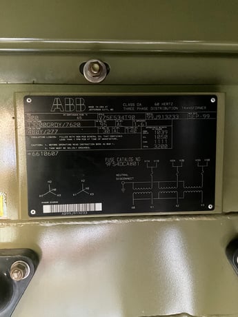 300 KVA 13200GY/7620 Primary, 480Y/277 Secondary, 3 phase, Padmount Transformer - Image 1