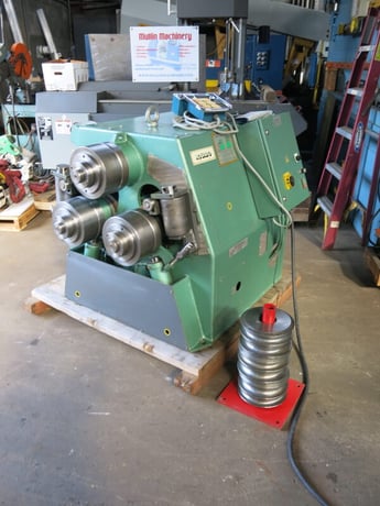 3" x 3" x 5/16" Round Allen-Bradley #R-3, Hydraulic angle bending roll, 208-230/460 V., 3ph, w/ split & pipe - Image 2
