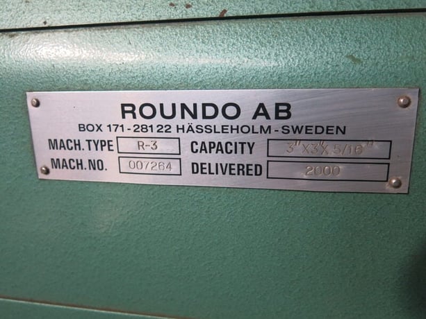 3" x 3" x 5/16" Round Allen-Bradley #R-3, Hydraulic angle bending roll, 208-230/460 V., 3ph, w/ split & pipe - Image 7
