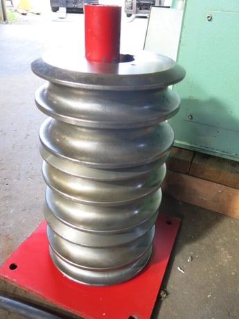 3" x 3" x 5/16" Round Allen-Bradley #R-3, Hydraulic angle bending roll, 208-230/460 V., 3ph, w/ split & pipe - Image 8