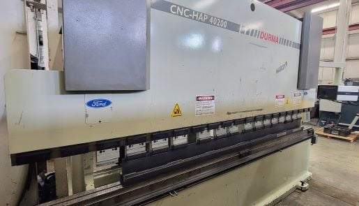 220 ton, Durmazlar #HAP-40200, press brake, 8.3" stroke, 5 SPM, 2002 - Image 2