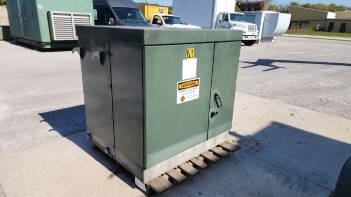 75 KVA 4160GrdY/2400 Primary, 208Y/120 Secondary, T & R Electric, Padmount Transformer 3-Phase - Image 3
