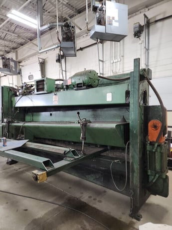 1/2" x 12' Cincinnati Hydraulic Power Squaring Shear, 144" L, 48" front operated power back gauge, 460 V. - Image 2