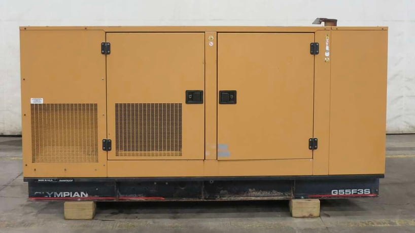 55 KW Caterpillar / Olympian #G55F3S, Natural gas / propane generator set, 120/240 Volts, 1-phase, 1093 - Image 1